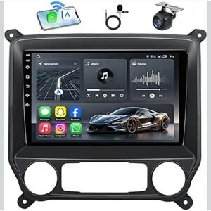 Chevrolet Silverado 2014-2018 GMC Sierra GPS‎ SWC 2+32GB Android Car Stero 10.2"